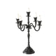 Boltze home kandelaar victoria ã˜30xh40cm zwart aluminium ( exclusief kaarsen )