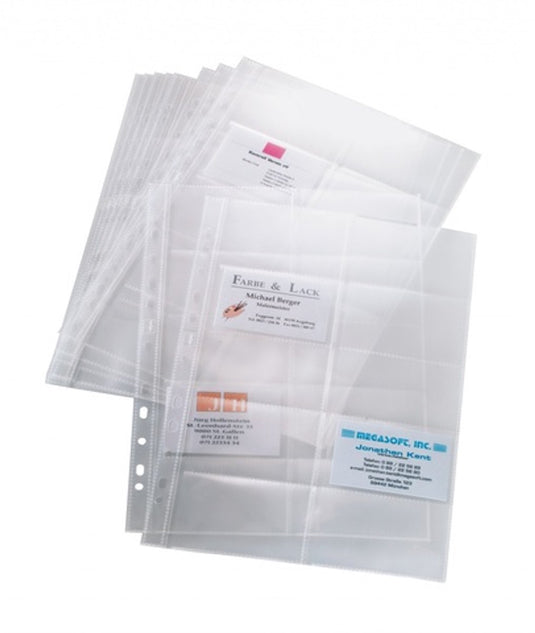Sigel visitekaarthoes - a4 - voor 200 kaartjes - navulling - si-vz351