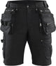 Blåkläder blaklader short denim stretch x1900 1992-1141 - zwart zwart - c44