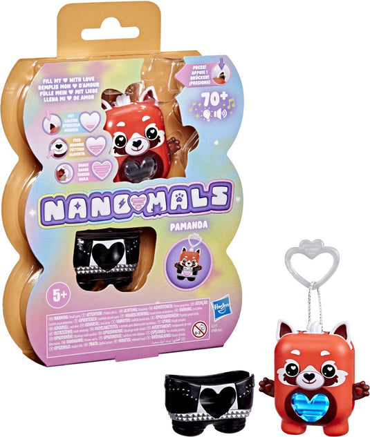 Nano-mals pamanda de rode panda - interactief elektronisch friemelspeelgoed