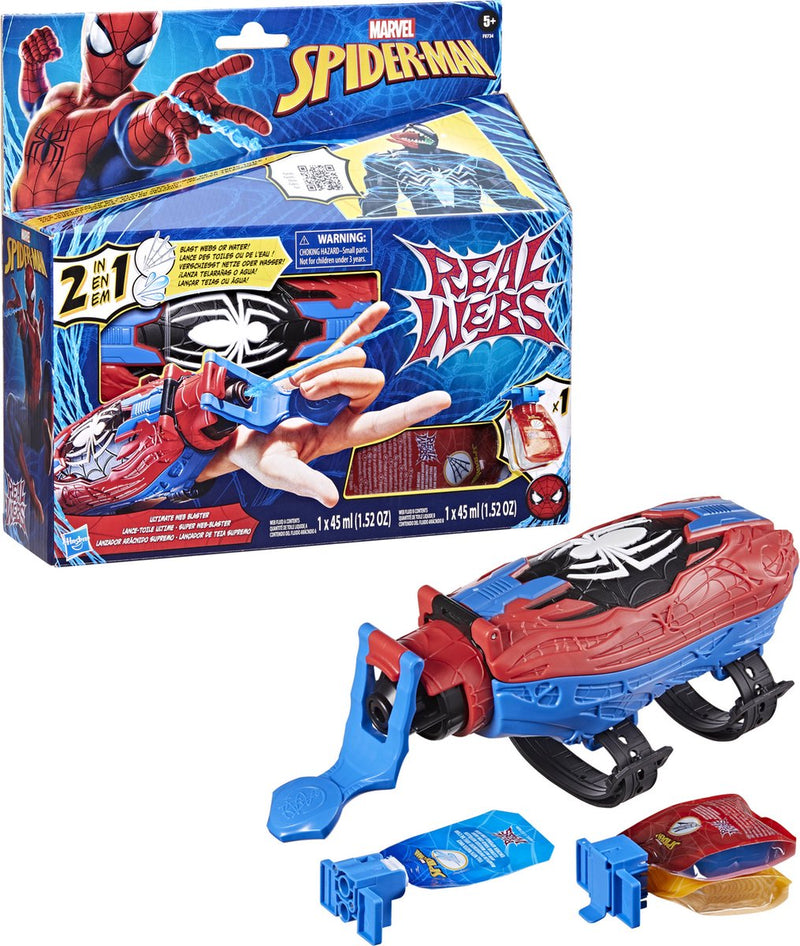 Afbeelding laden in galerijviewer, Spider-man marvel real webs ultimate web-blaster - 2-in-1 blaster - rollenspel - kostuum - speelgoed

