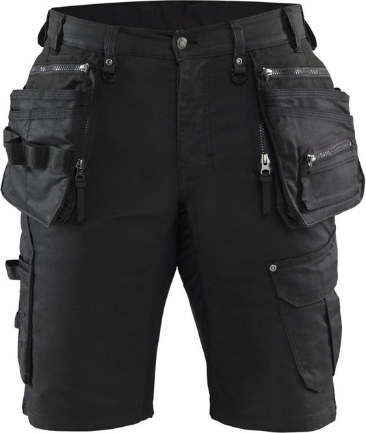 Blåkläder blaklader short denim stretch x1900 1992-1141 - zwart zwart - c56