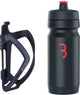 Bbb cycling flexcage - lichtgewicht bidonhouder met bidon - 550ml - zwart rood - racefiets mountainbike - drinkbushouder fiets - bbc-36c