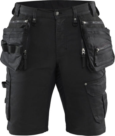 Blåkläder blaklader short denim stretch x1900 1992-1141 - zwart zwart - c48