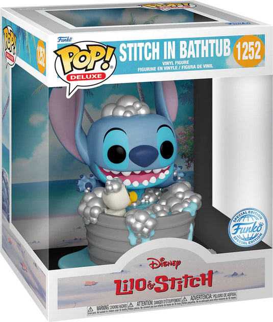 Funko stitch in bathtub - pop! deluxe - lilo and stitch figuur