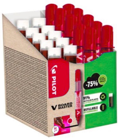 Pilot whiteboard-marker greenpack blauw