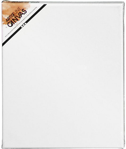 Creativ company canvas schilderdoek 24x30 cm katoen wit.