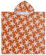 Swim essentials - poncho - 65 x 65 cm - kind - zeesterrenprint - 100% katoen - oranje