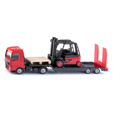 Siku man vrachtauto met linde vorkheftruck 1763