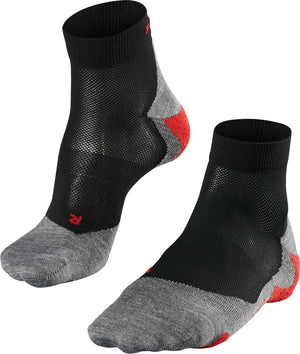 Falke ru5 short anti-blaar functioneel materiaal hardloopsokken heren zwart - maat 39-41