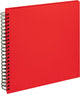 Walther sa-510-r cloth - spiraal album - formaat 30 x 30 cm - rood