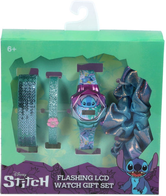 Gabby's poppenhuis accutime - lcd stitch horloge met accessoires