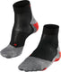 Falke ru5 short anti-blaar functioneel materiaal hardloopsokken heren zwart - maat 39-41