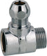 Kirchhoff ms knelfitting-t-stuk - chroom - 1 2 bi x 10 mmq x 1 2 bu