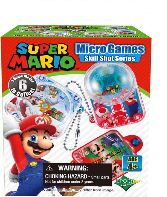 Epoch games super mario blind box key chain game series- minispelletje- sleutelhanger- spaar ze alle 6