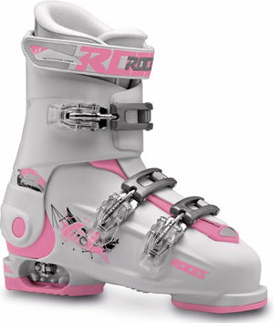Roces - idea free - skischoenen - kinderen - 22.5-25.5 (36-40) - wit - roze
