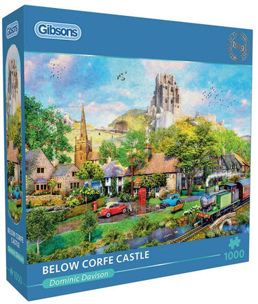 Gibsons - below corfe castle (door dominic davison) - 1000 stukjes 68×49cm (b×h) - legpuzzel voor volwassenen