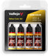 Vallejo hobbyverf acrylverf - 72378 game color - yellow color set - acryl set verf set - 4x 18 ml
