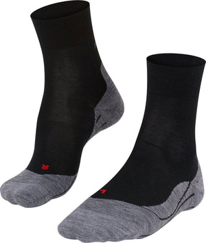 Falke ru4 wool anti-blaar wol functioneel materiaal hardloopsokken dames zwart - maat 39-40