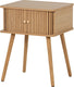 Woood karri nachtkastje recht - mdf grenen - naturel - 58x45x40