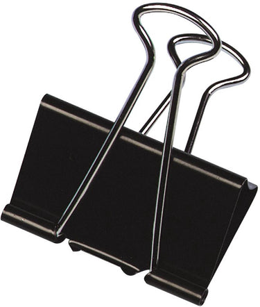 Q-connect foldbackclip, zwart, 42 mm, doosje van 10 stuks