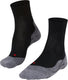 Falke ru4 wool anti-blaar wol functioneel materiaal hardloopsokken dames zwart - maat 37-38