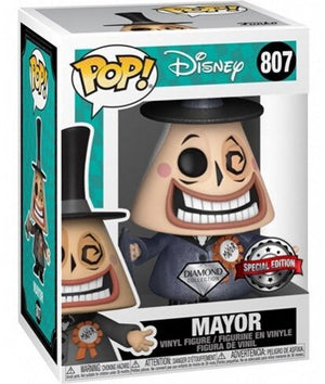 Funko pop! nbx - pop n° 807 - mayor diamond glitter exclusive - rare vaulted