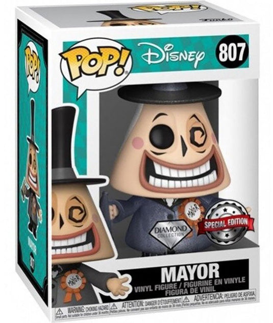 Funko pop! nbx - pop n° 807 - mayor diamond glitter exclusive - rare vaulted
