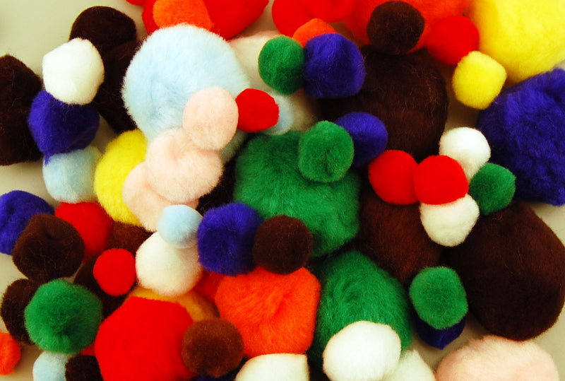 Load image into Gallery viewer, Vaessen creative • pompons 10-40mm assorti 100st
