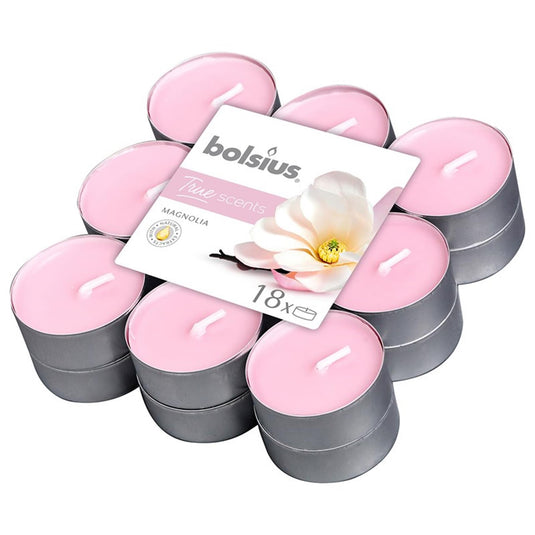 Bolsius geurtheelicht 18 stuks true scents magnolia