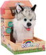 Pluchiez husky knuffel interactief speelgoed met uitlaten en blafgeluid.