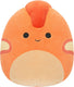 Squishmallows squishmallow knuffel - 19cm - nichelle the orange dinosaur