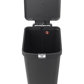 Brabantia pedaalemmer stepup 40l dark grey
