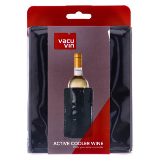 Vacuvin vacu vin active cooler wine sleeve | wijnkoeler | zwart