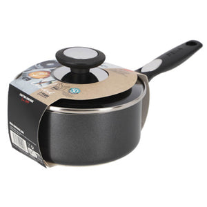 Beka pro induc steelpan met deksel en keramische antikleeflaag - pfas vrij - ø 16cm