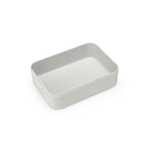 Brabantia lunchbox make take medium lichtgrijs | 2 stuks