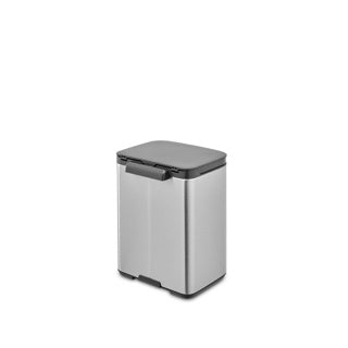 Load image into Gallery viewer, Brabantia bo afvalemmer, 4l - matt steel fingerprint proof
