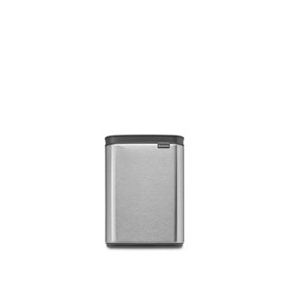 Brabantia bo prullenbak - 4 liter - badkamer - matt steel fingerprint proof