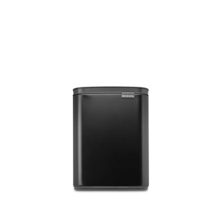 Afbeelding laden in galerijviewer, Brabantia bo prullenbak - 7 liter - badkamer - matt black
