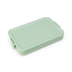 Brabantia lunchbox make take plat jade groen | 2 stuks