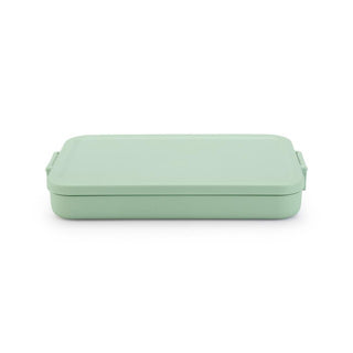 Load image into Gallery viewer, Brabantia lunchbox make take plat jade groen | 2 stuks
