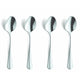Amefa koffielepel baguette 4 stuks | 2 stuks