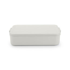 Brabantia lunchbox make take groot lichtgrijs | 2 stuks