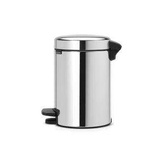 Brabantia newicon prullenbak - 3 liter - badkamer - brilliant steel