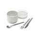Brabantia yoghurtbeker make take 0,5l lichtgrijs | 2 stuks