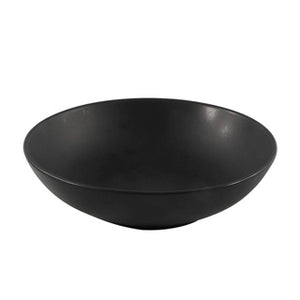 No brand bord diep 20,5cm mat zwart | 6 stuks