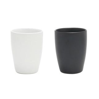 Chargez l'image dans la visionneuse de la galerie, Koffiemok zonder oor zwart of wit 340 ml | 6 stuks
