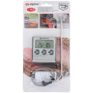 Chargez l'image dans la visionneuse de la galerie, No brand thermometer met timer | 2 stuks
