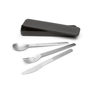 Brabantia make take bestekset 3-delig donkergrijs | 2 stuks