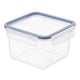 Rotho vershouddoos vierkant 1,4 l clic lock blauw | 2 stuks